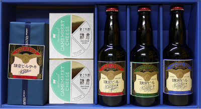 鎌倉スイーツ手土産☆アトリエバニラのビールケーキとビールのセット